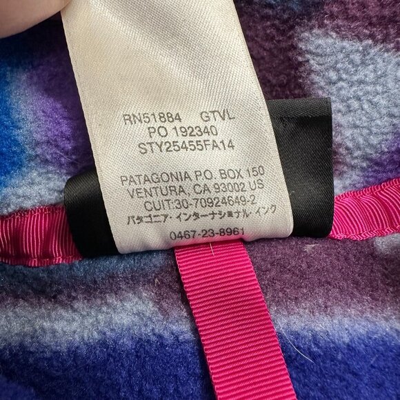 Patagonia Fleece Jacket Snap-T Synchilla Pullover Tribal Aztec Women's M - Picture 9 of 13